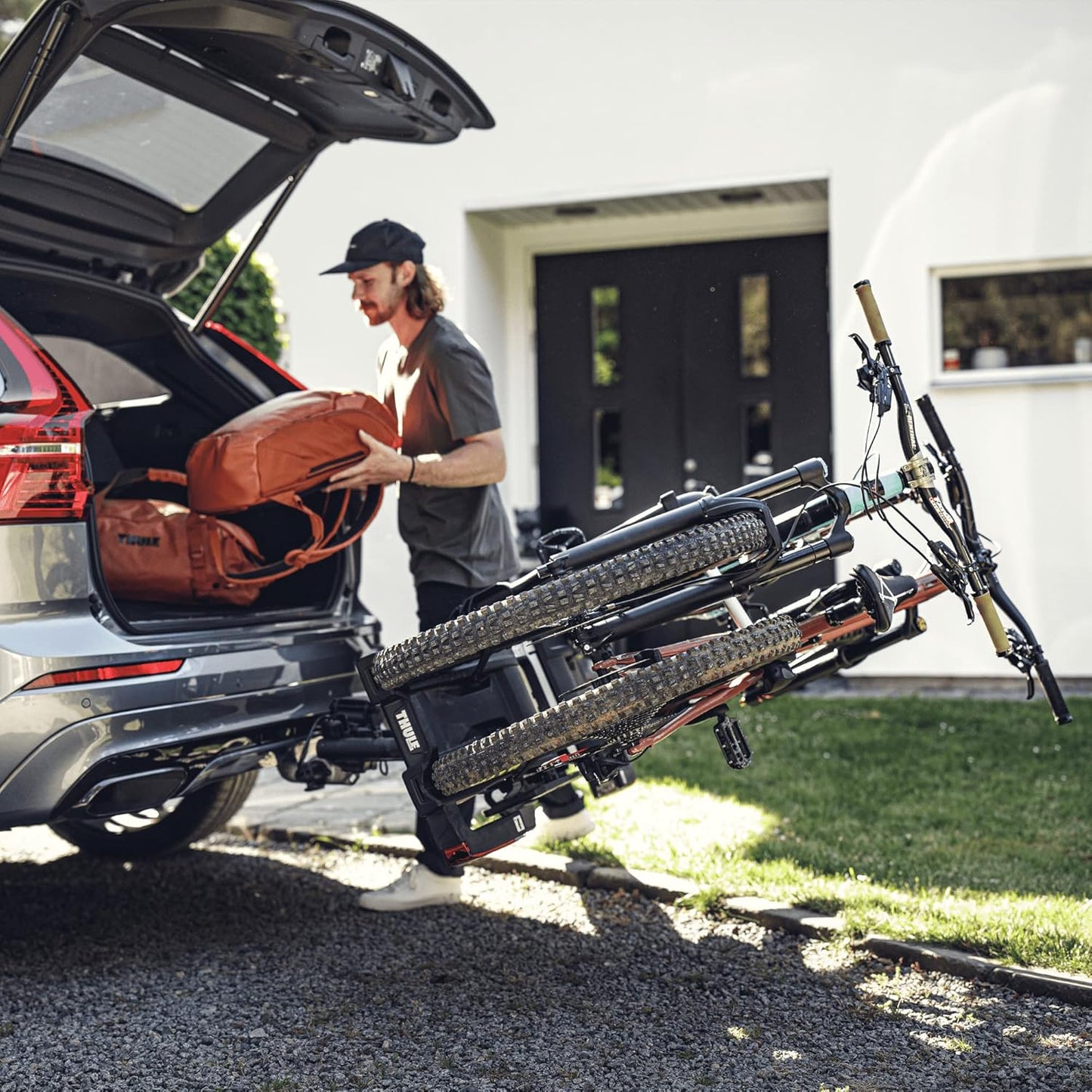 Thule Fahrradträger faltbar – Für 2 Fahrräder inkl. E-Bikes & Fatbikes | 60 kg Tragkraft