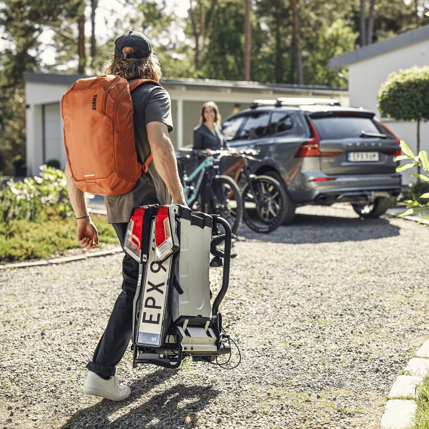 Thule Fahrradträger faltbar – Für 2 Fahrräder inkl. E-Bikes & Fatbikes | 60 kg Tragkraft